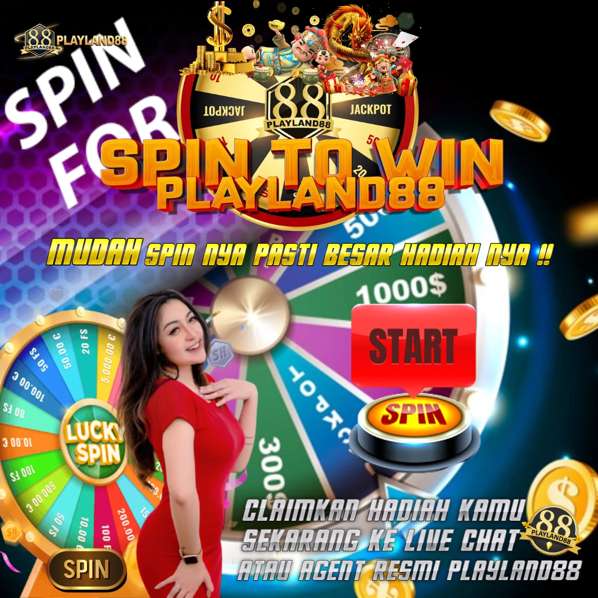 LUCKY SPIN PLAYLAND88